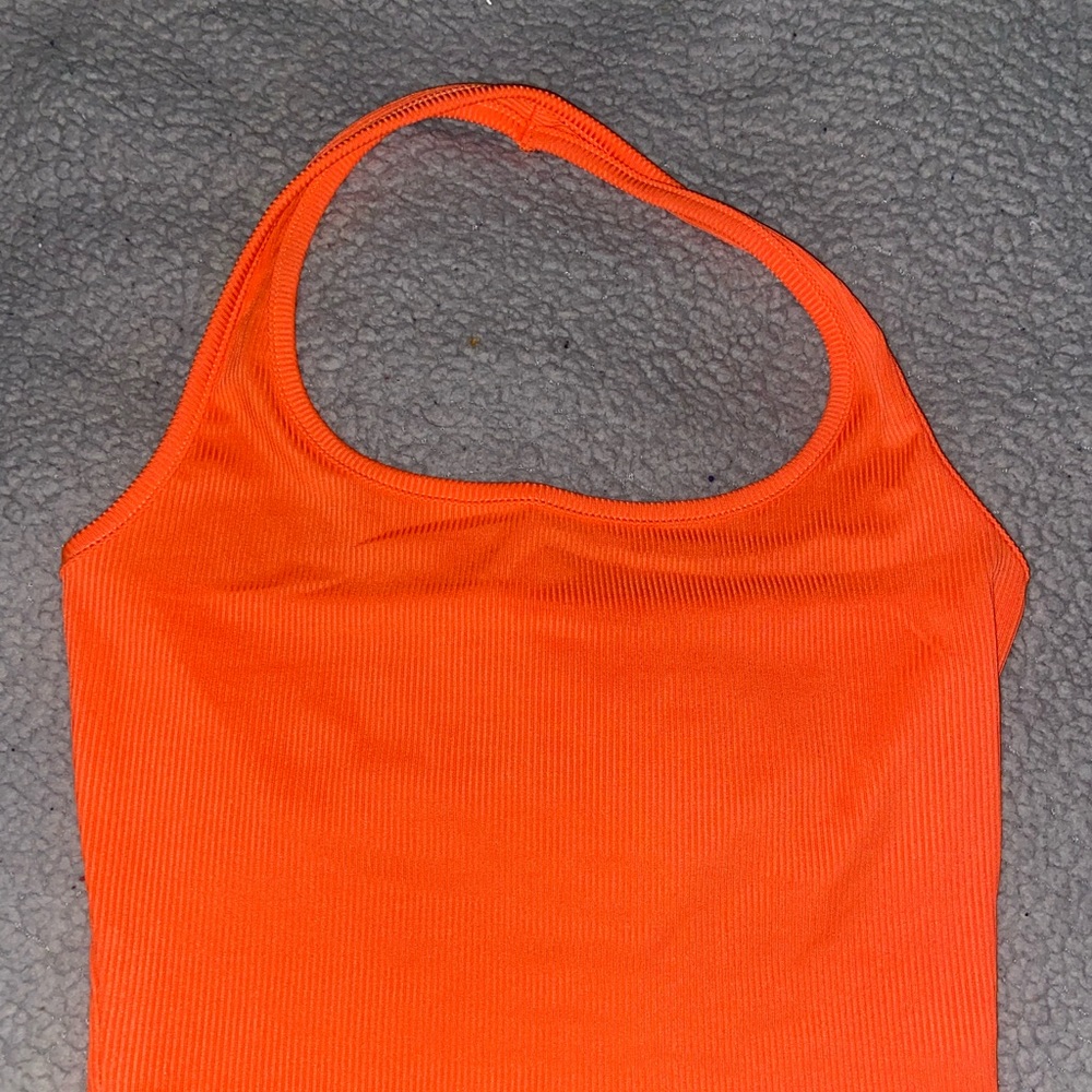 Orange, Around the neck crop top
